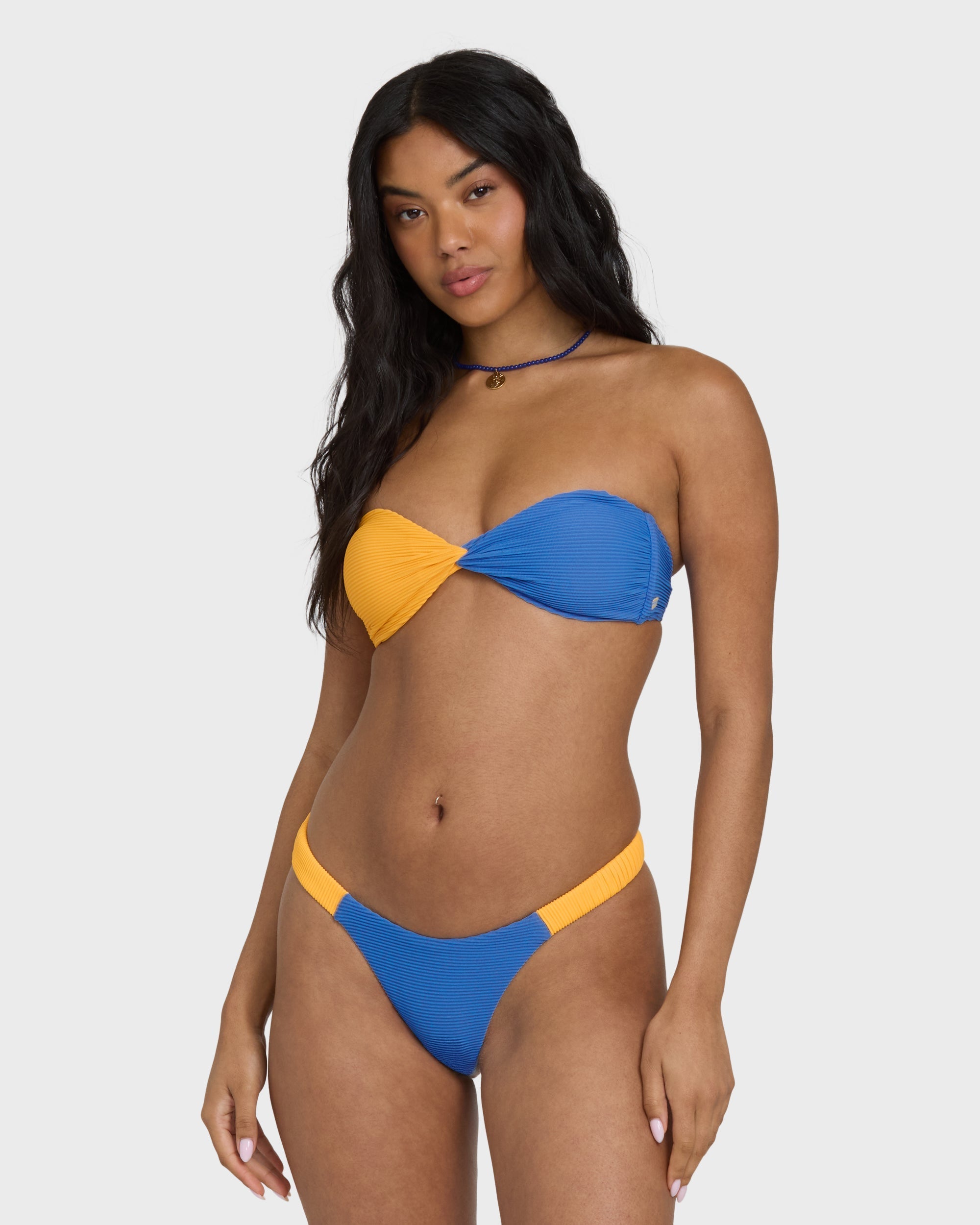 Tanlines Sunni Scrunch Bikini Bottoms - True Blue