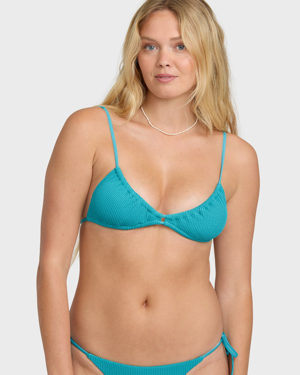 Summer Hi Teagan Bralette Bikini Top - Bright Marine