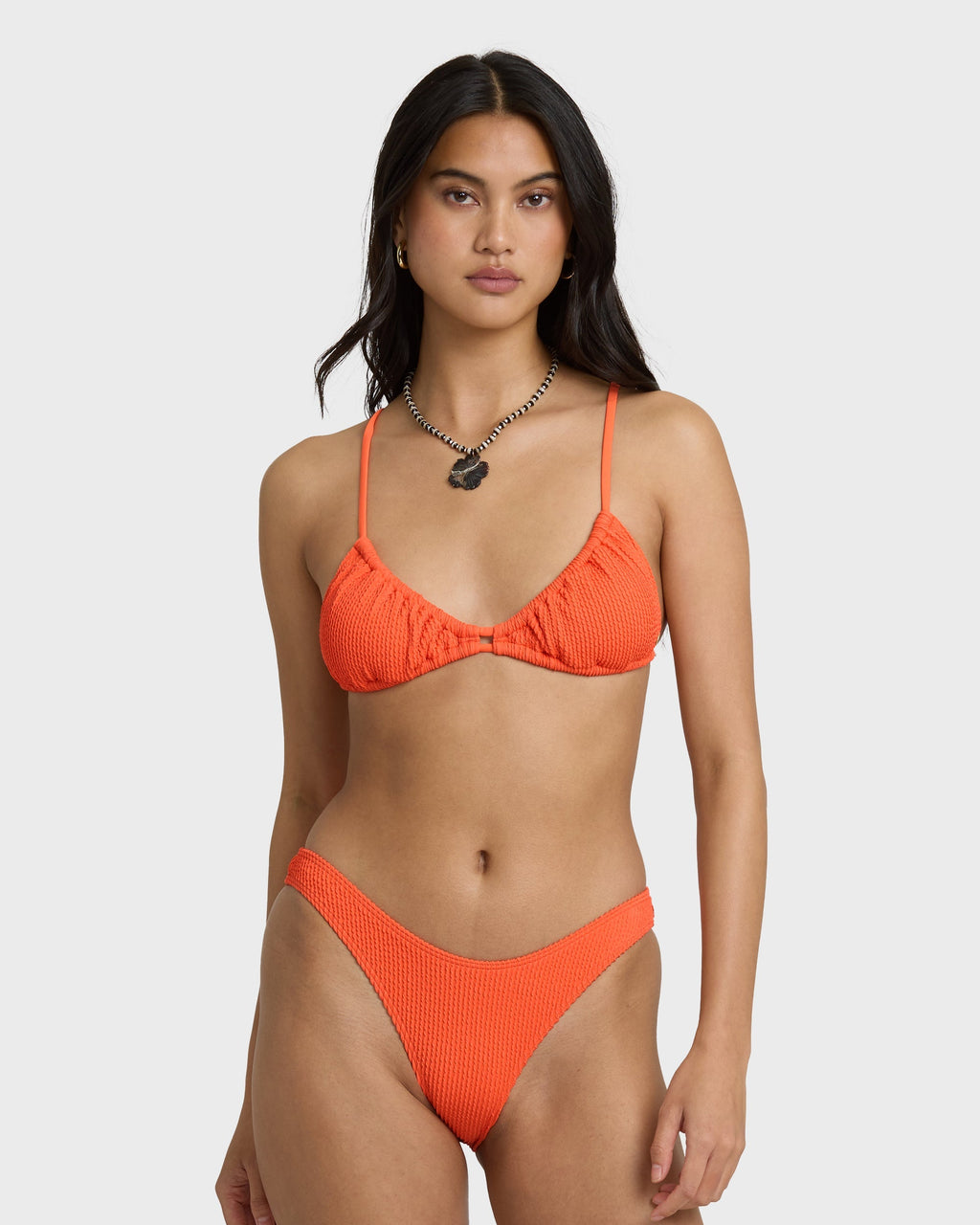 Summer Hi Hike Bikini Bottom - Hot Coral