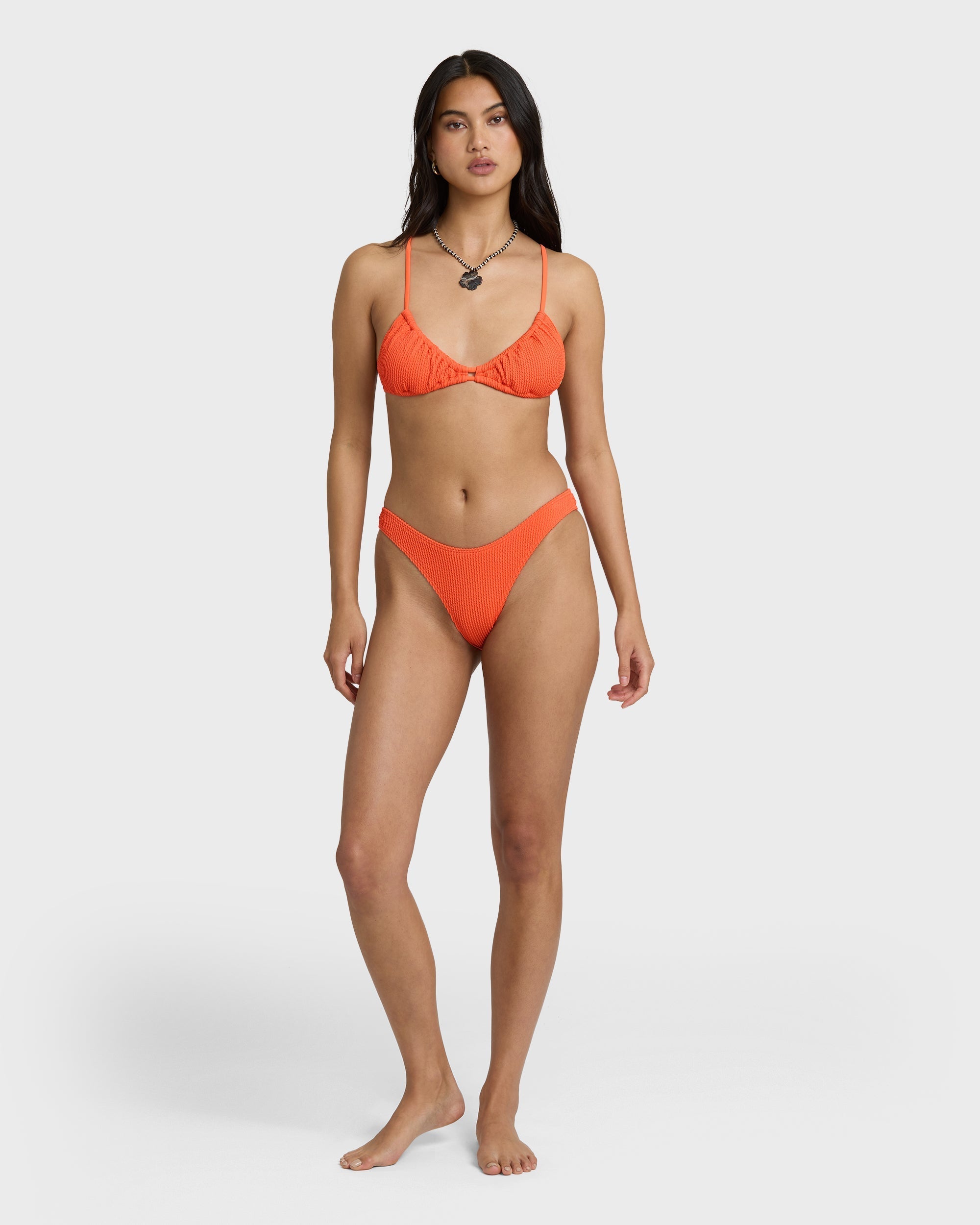 Summer Hi Hike Bikini Bottom - Hot Coral