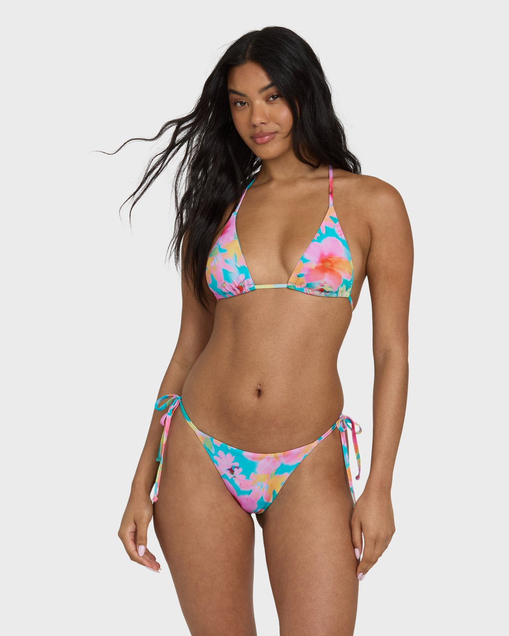Pipe Dreams Tide Side Maya Bikini Bottoms - Bright Marine