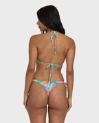 Pipe Dreams Tide Side Maya Bikini Bottoms - Bright Marine