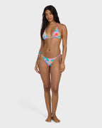 Pipe Dreams Multi Triangle Bikini Top - Bright Marine