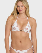 Sandy Shells Remi Triangle Bikini Top - Salt Crystal