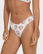 Sandy Shells Bondi Bikini Bottoms - Salt Crystal