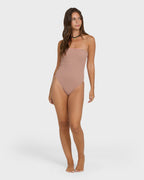 Summer Hi Yarn-Dyed Tully One Piece Swimsuit - Cedar