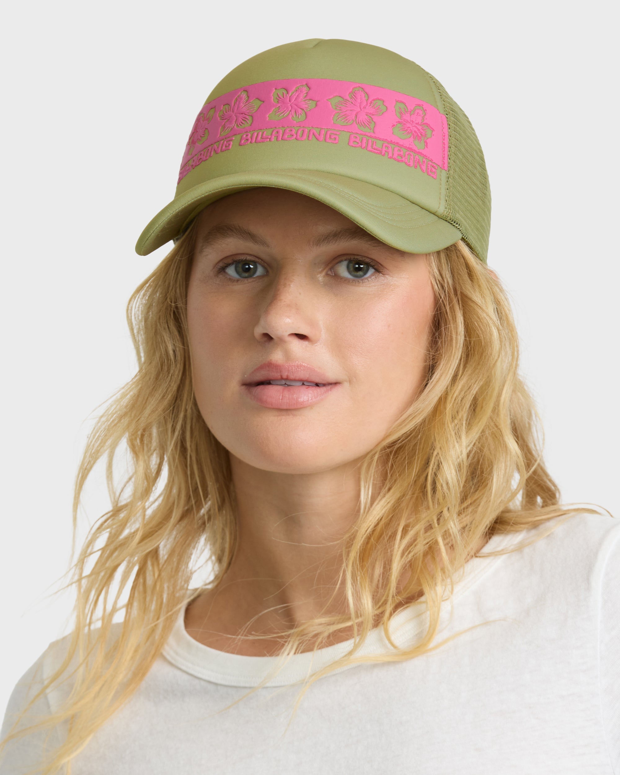 Across Waves Trucker Hat - Cactus