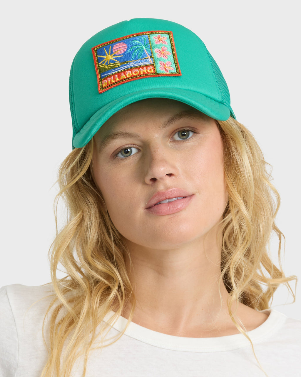 Grandpa Trucker Hat - Green Tropics