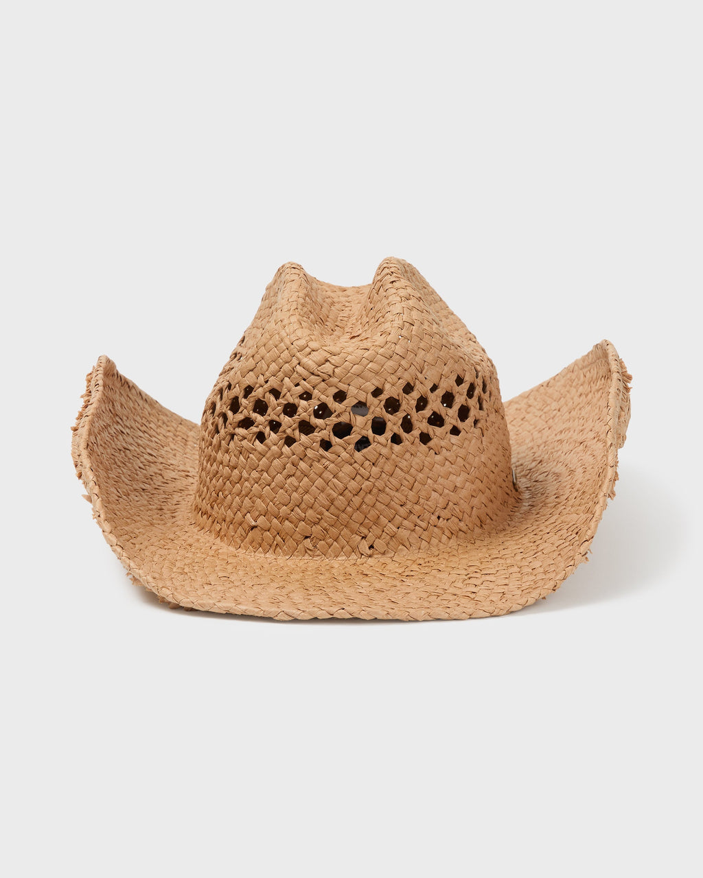 Wild Waves Wide Brim Straw Hat - Natural