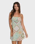 Dreaming Of Sun Mini Dress - Cactus