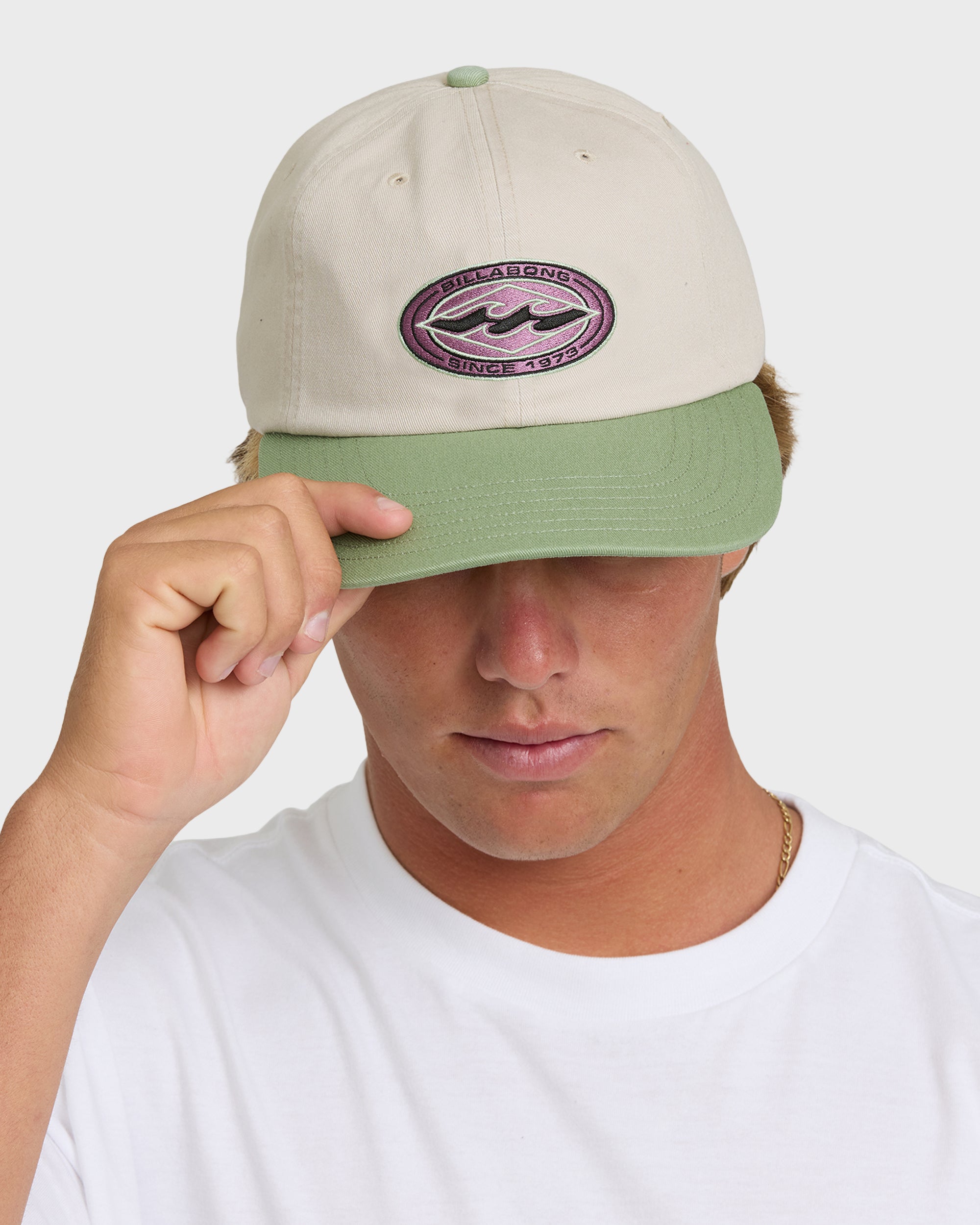 Throwback Strapback Hat - Vintage Green