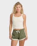 Road Trippin Woven Shorts - Canteen