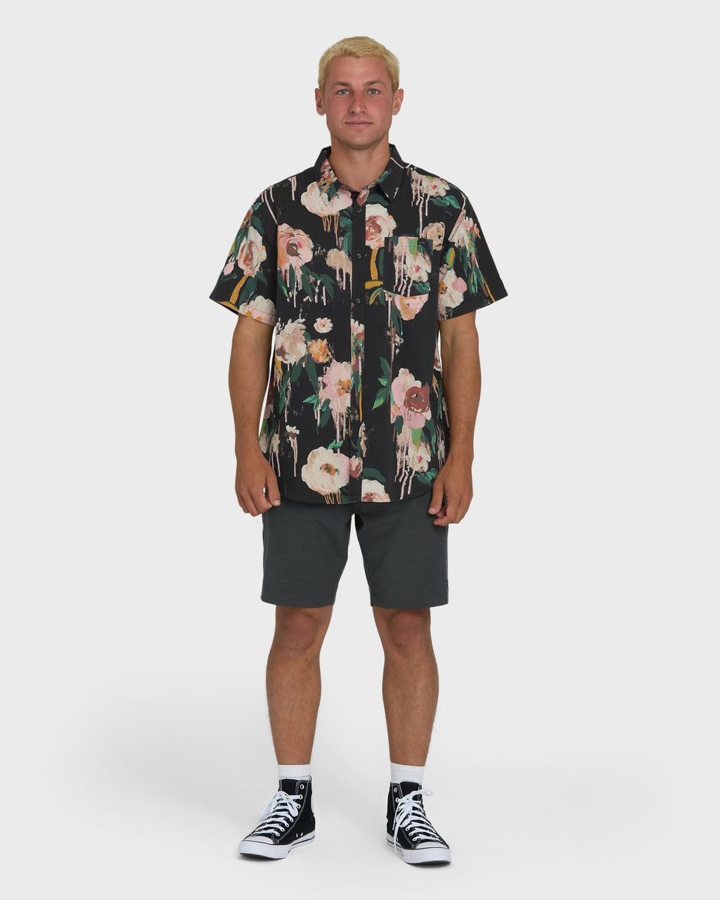 Sundays Short Sleeve Woven Shirt - Black