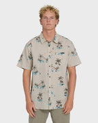 Sundays Short Sleeve Woven Shirt - Fog