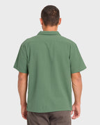 Victoria Vacay Short Sleeve Woven Shirt - Sea Spray