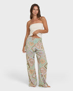 New Waves 2 Printed Pants - Cactus