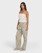 New Waves 2 Printed Pants - Cactus