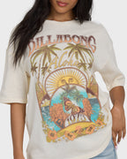 Forever Dawn Short Sleeve Knit T-Shirt - White Cap