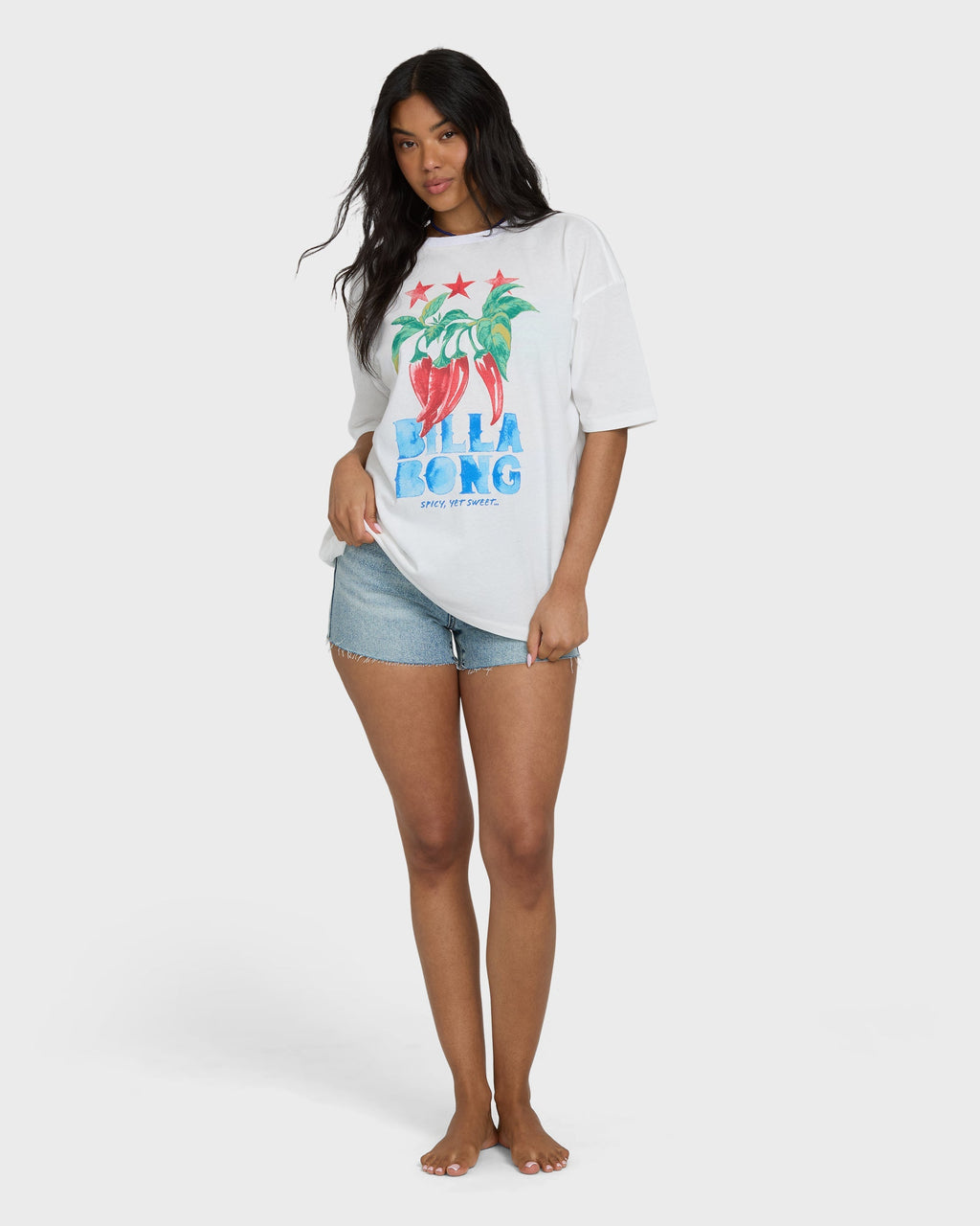 Freshest Pick Short Sleeve Knit T-Shirt - Salt Crystal