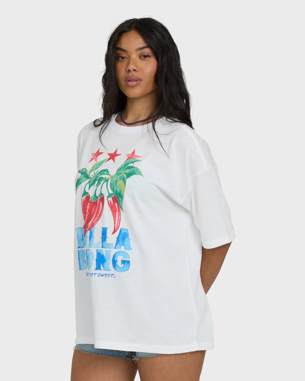 Freshest Pick Short Sleeve Knit T-Shirt - Salt Crystal