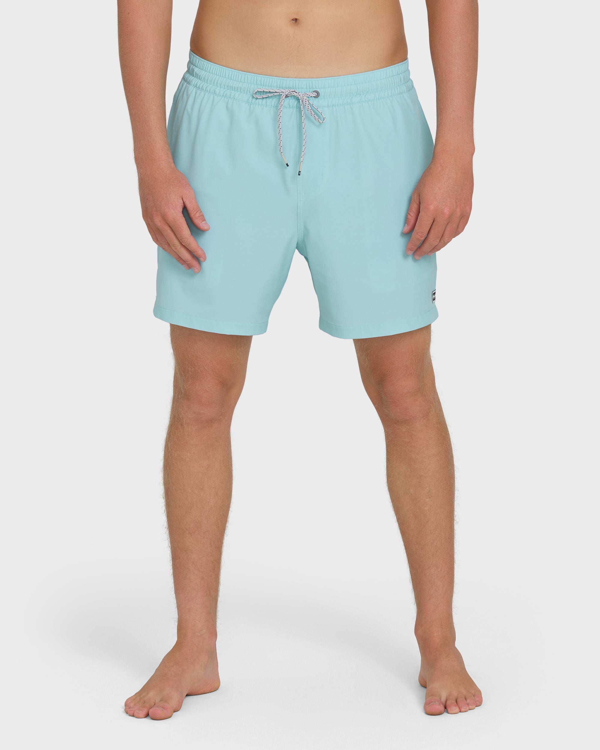 Lineup Solid Layback 16 Trunks - Dusty Blue