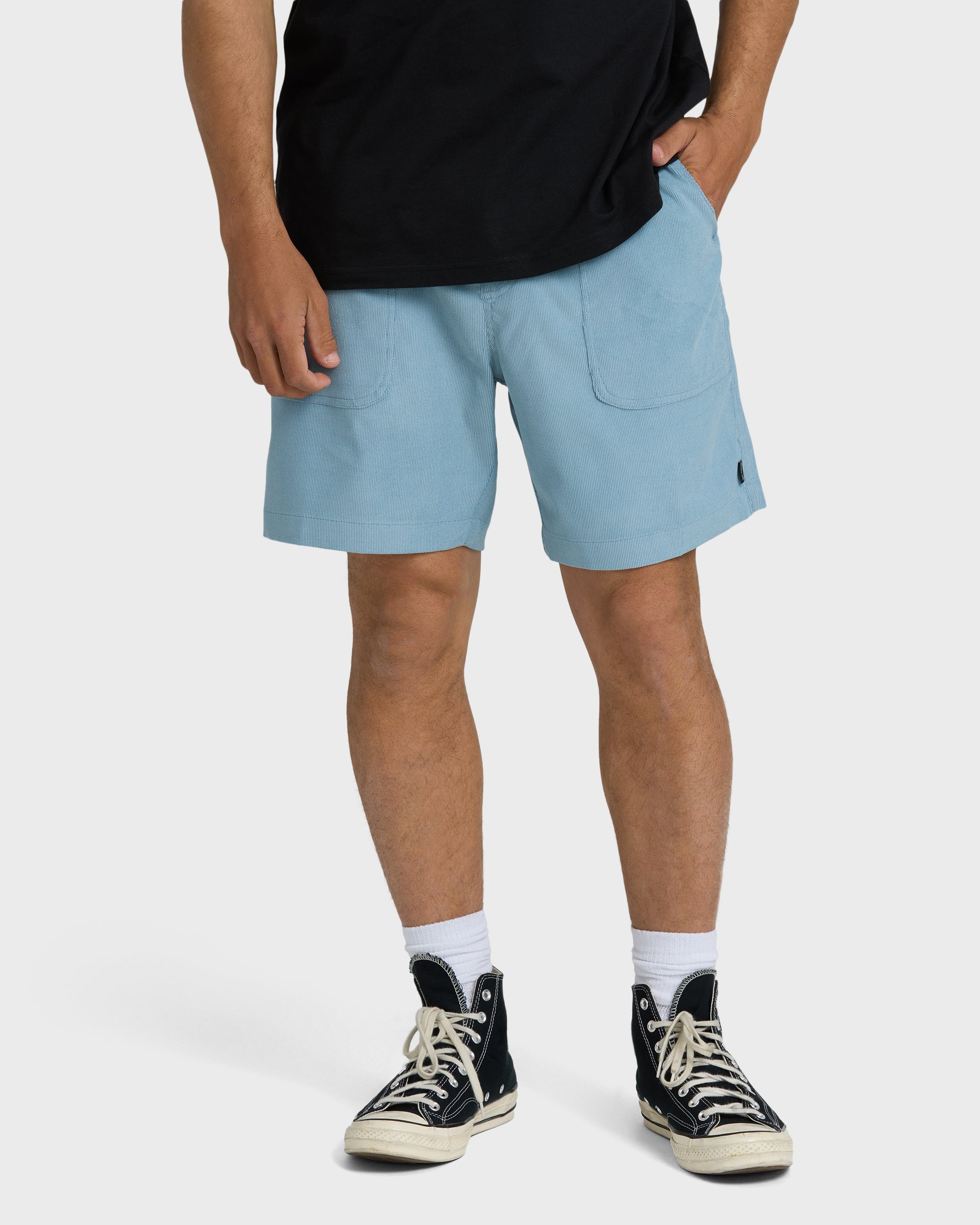 De La Cruz Cord 18 Hybrid Shorts - Blue Fog