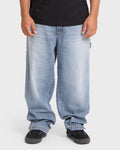 Bad Dog Carpenter Pants - Bleached Blue Wash