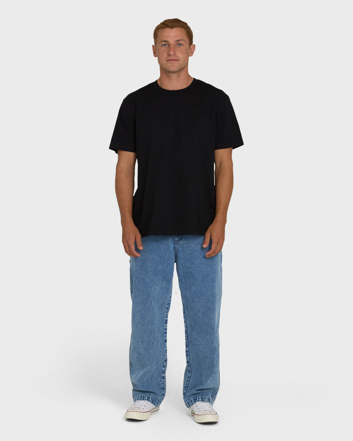 Bad Dog Carpenter Pants - Faded Denim