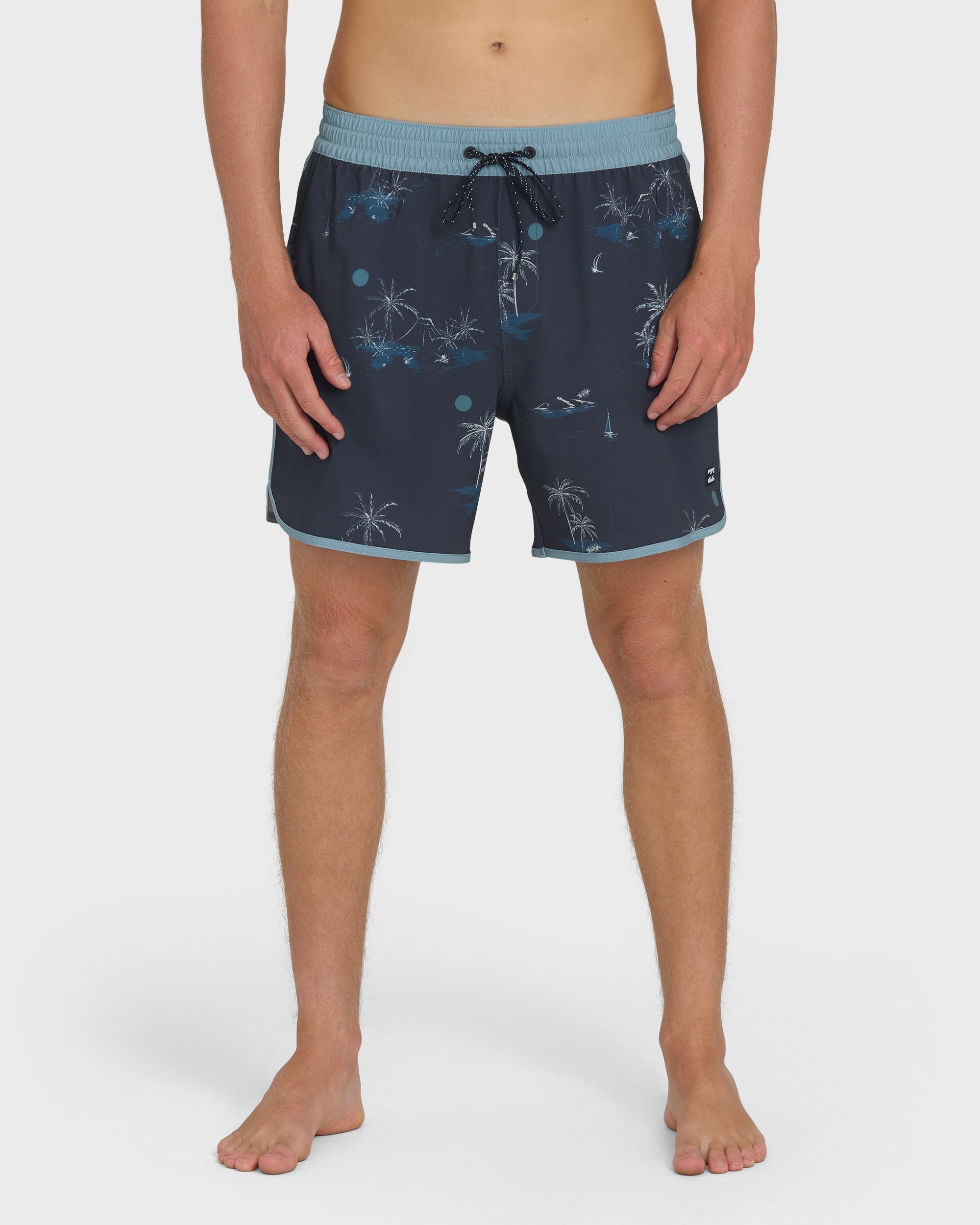 Seventy Three Layback 16 Trunks - True Navy