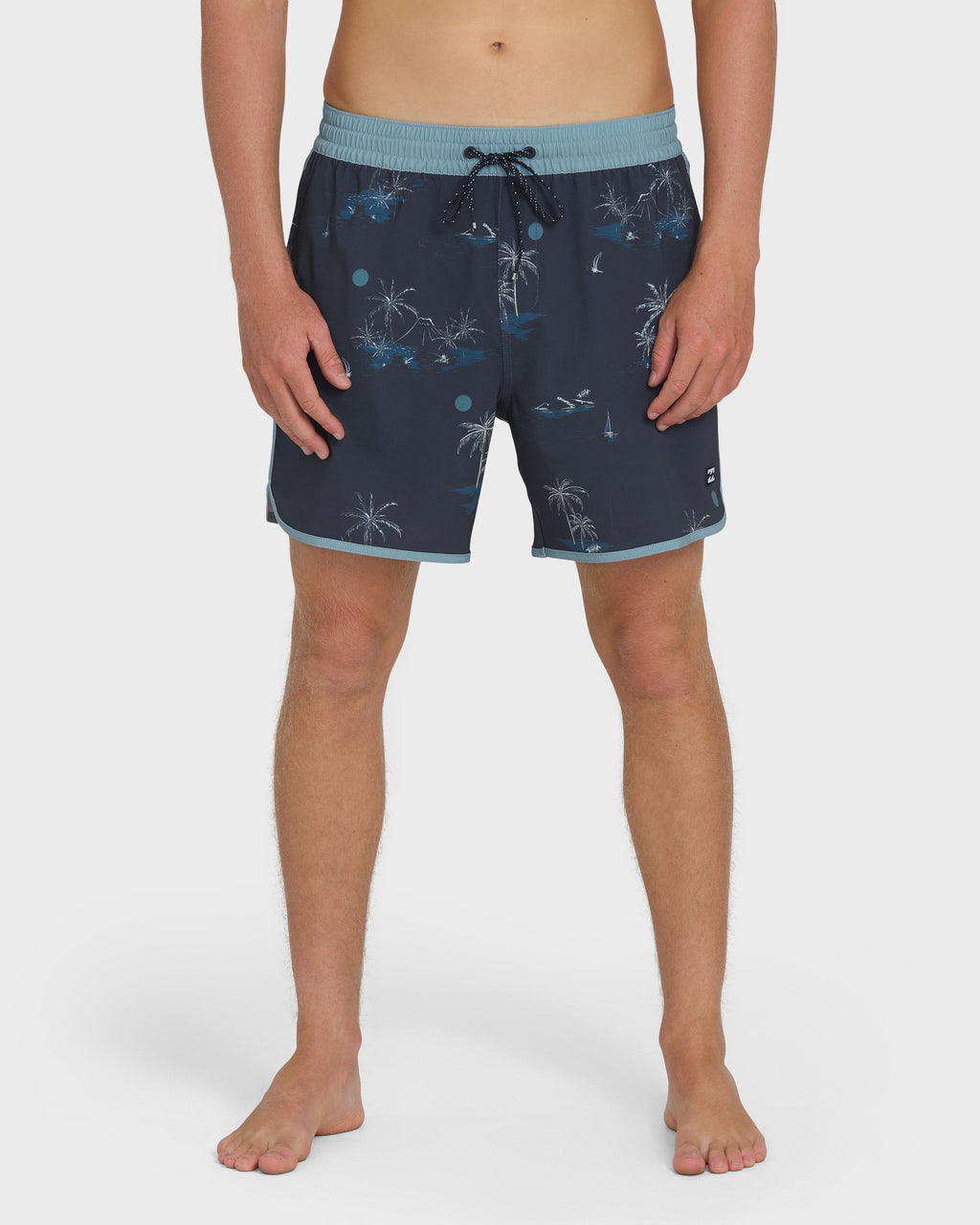 Seventy Three Layback 16 Trunks - True Navy