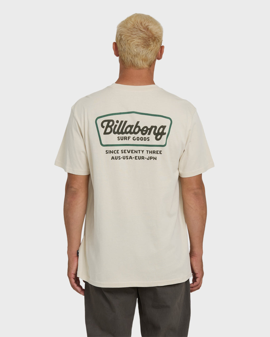 Off Duty Premium Short Sleeve Knit T-Shirt - Oatmeal
