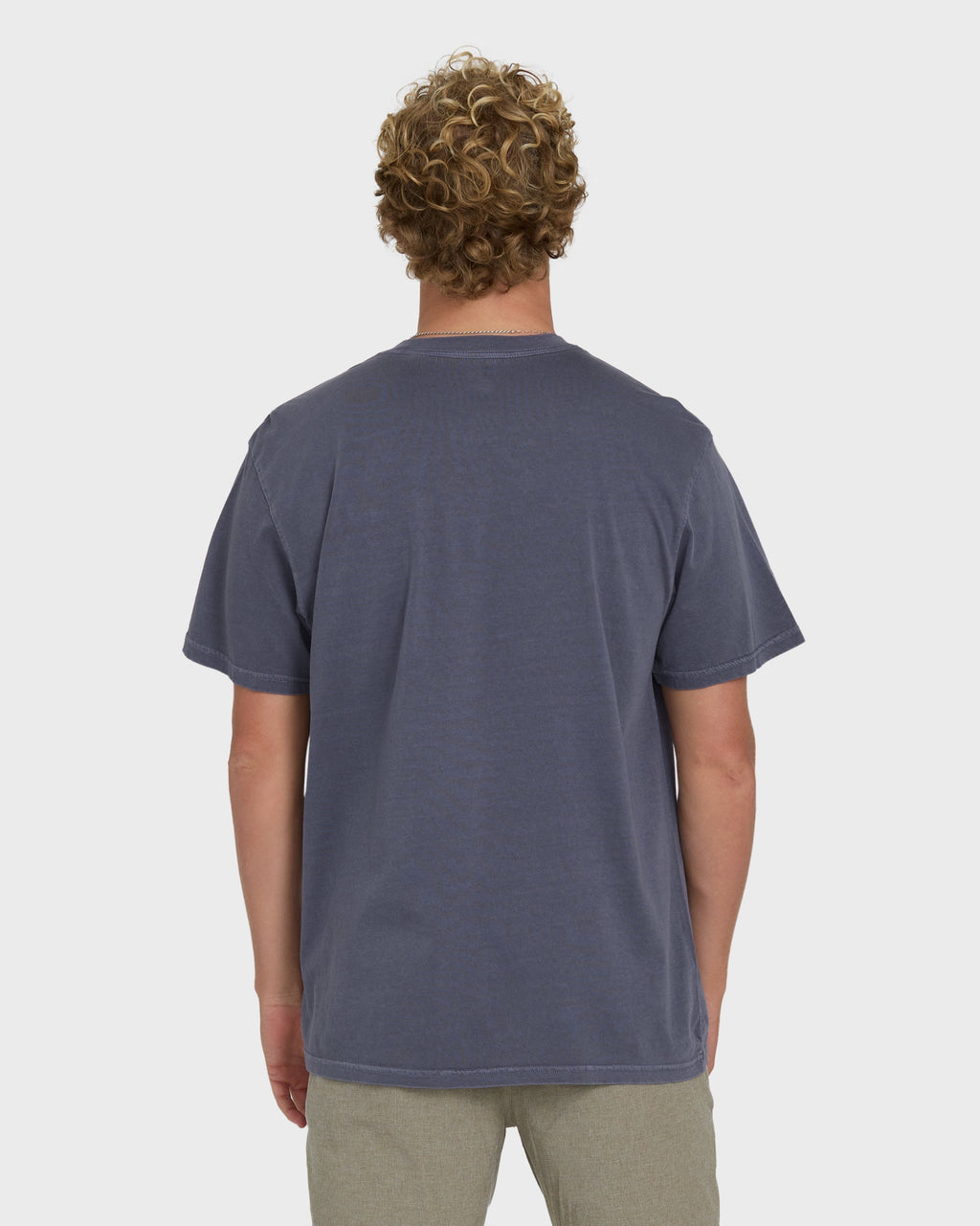 Essential Wave Washed Premium Short Sleeve Pocket Tee - Graystone