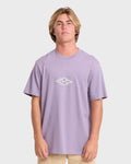 Rotor Diamond Premium Short Sleeve Knit Graphic T-Shirt - Purple Ash