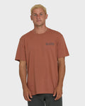 A/Div Agave Premium Short Sleeve Cotton T-Shirt - Cedar Wood