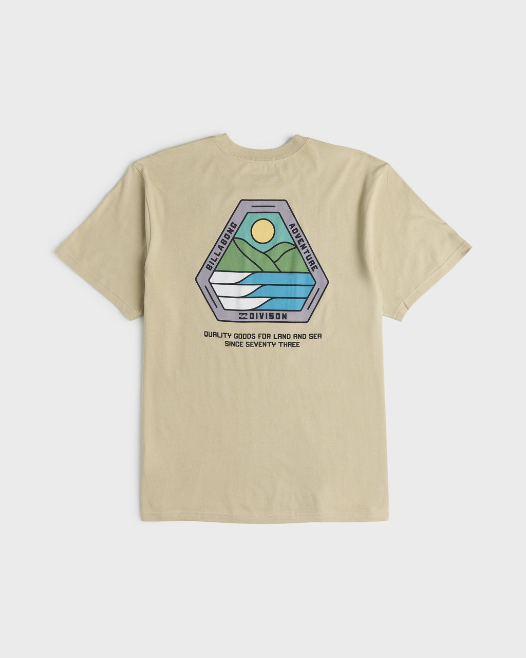 A/Div Rockies Premium Short Sleeve Knit T-Shirt - Sand Khaki