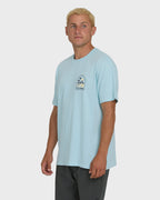 A/Div Sun Down Premium Short Sleeve Knit T-Shirt - Winter Sky