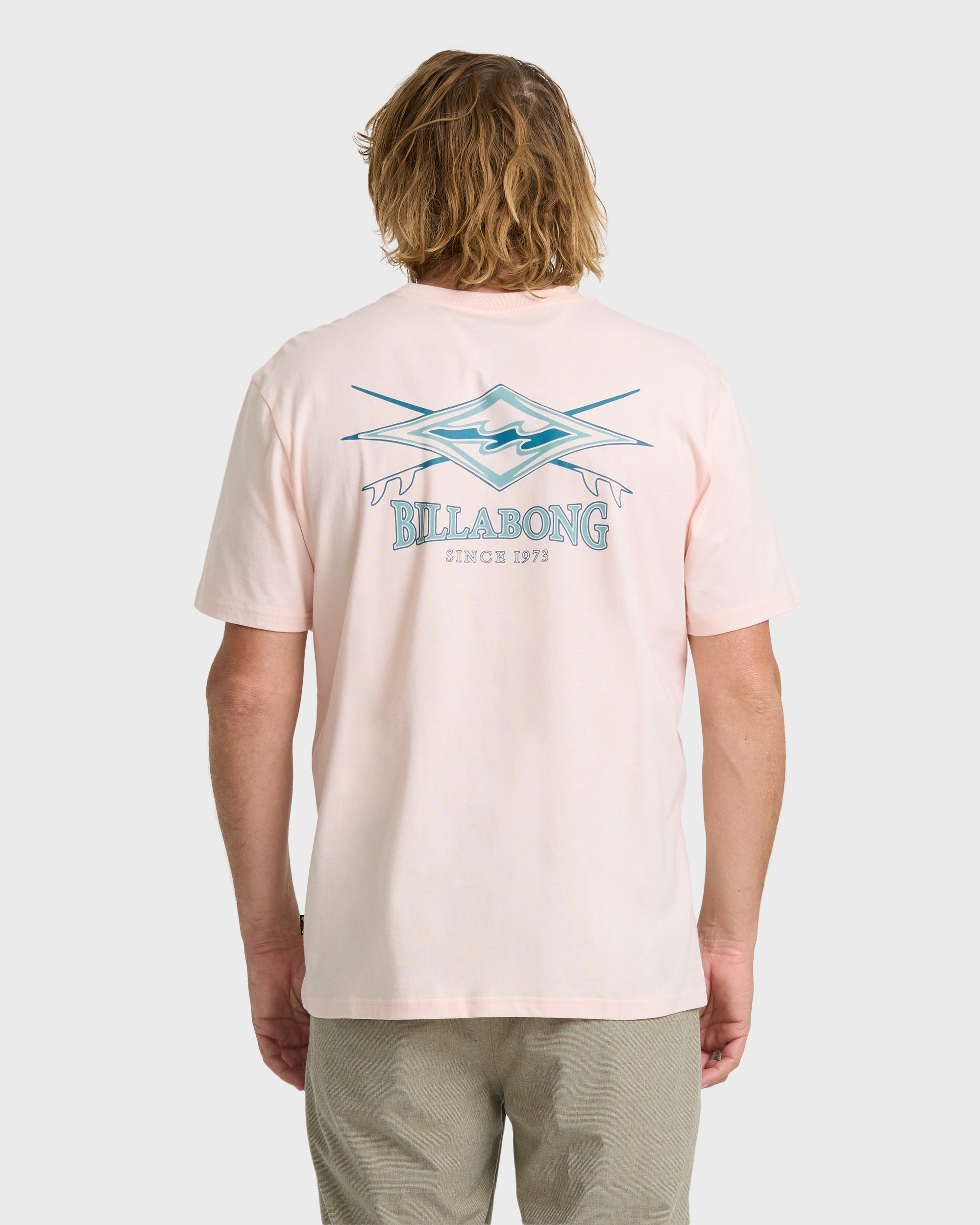 Crossboards Premium Short Sleeve Knit T-Shirt - Light Pink