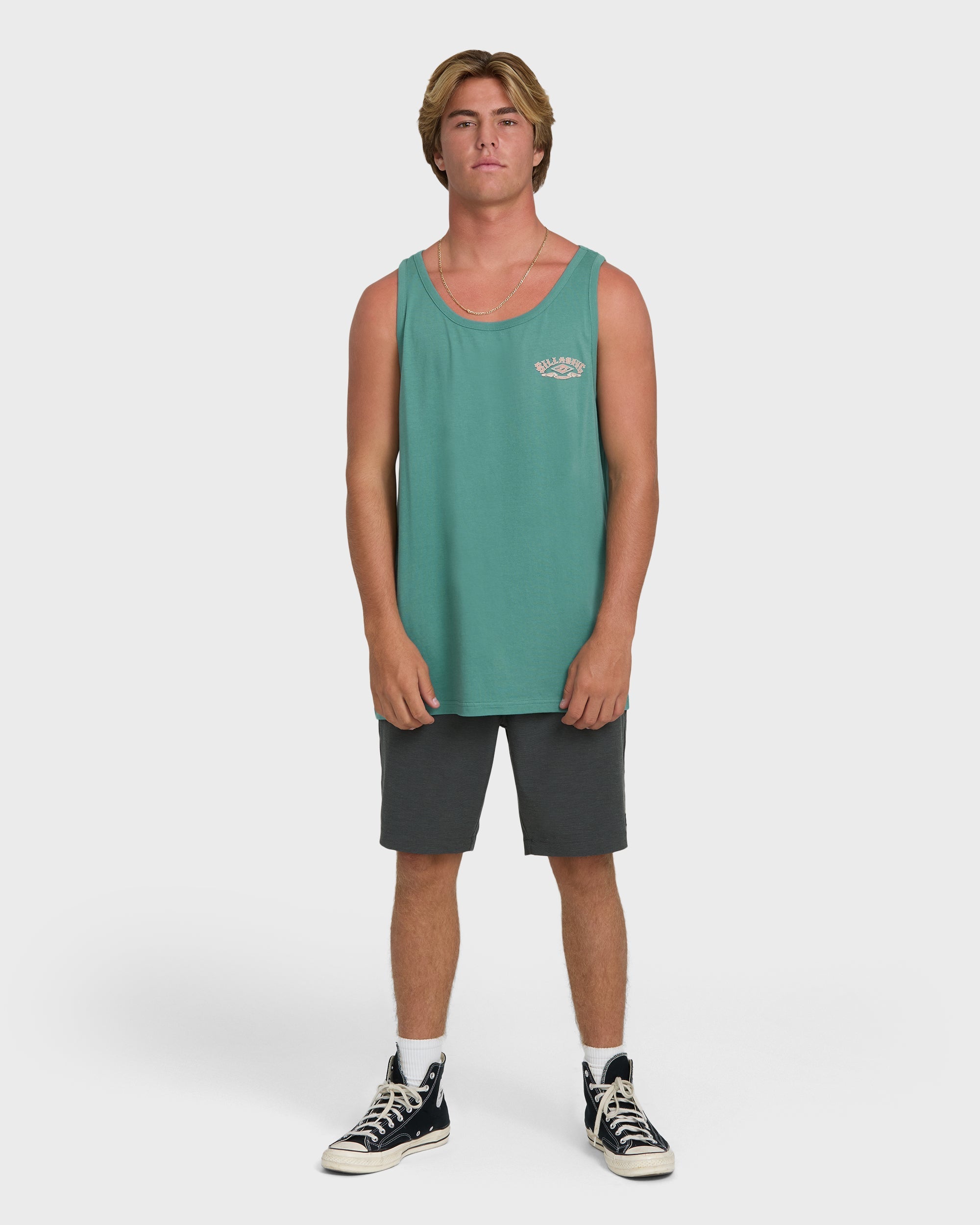 Heritage Arch Premium Tank Top - Deep Sea