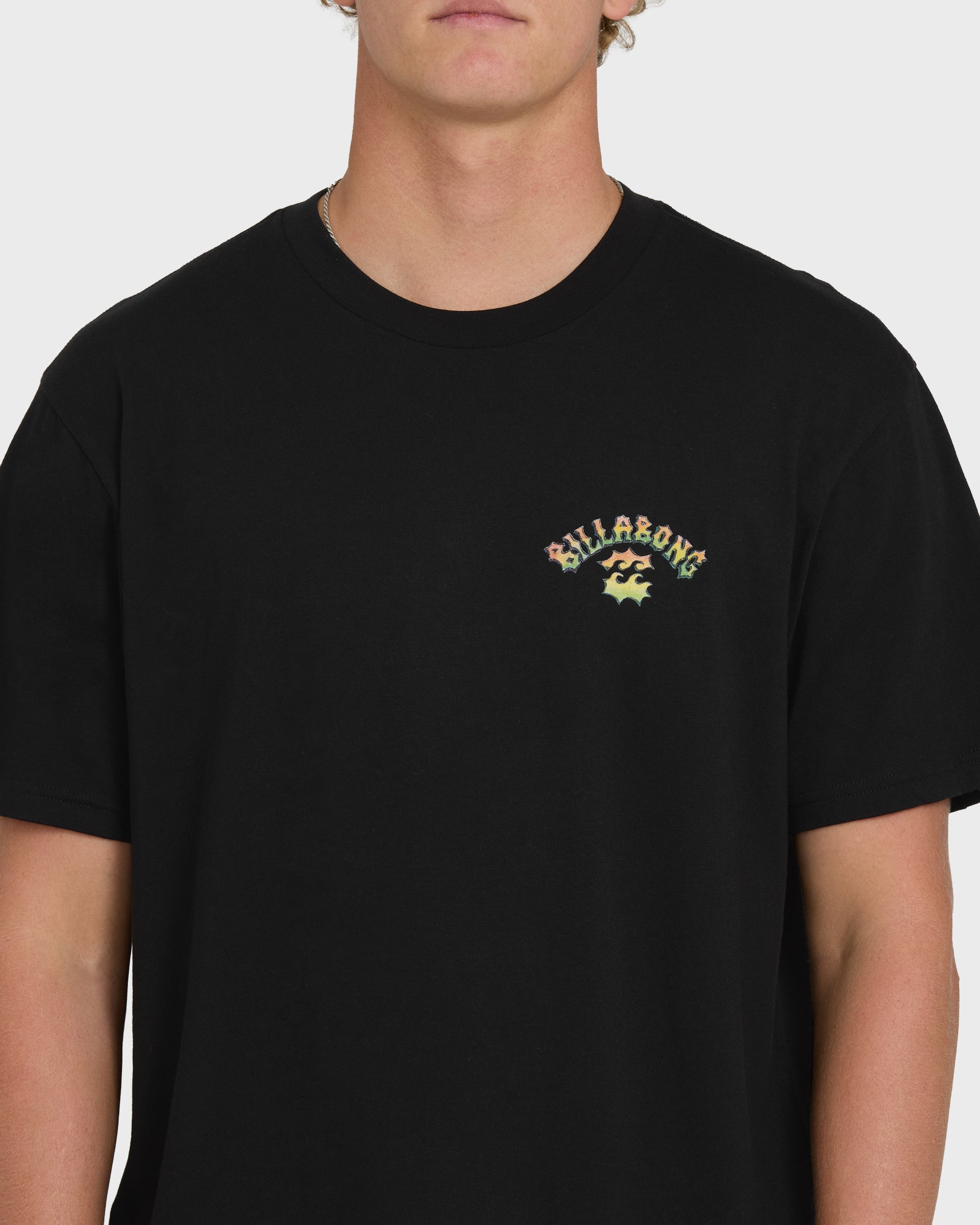 Nanda Ormond Occy Premium Short Sleeve Knit Graphic T-Shirt - Black