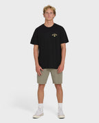 Nanda Ormond Occy Premium Short Sleeve Knit Graphic T-Shirt - Black