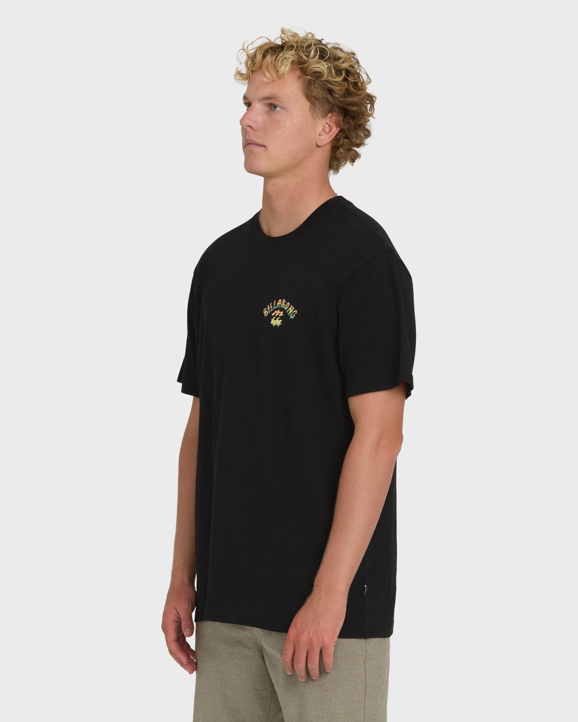 Nanda Ormond Occy Premium Short Sleeve Knit Graphic T-Shirt - Black