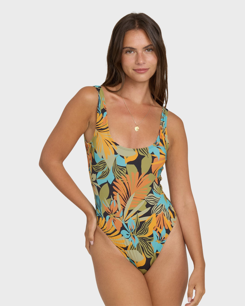 Des Tropiques One-piece Swimsuit - Black Multi