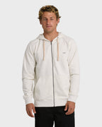 All Day Zip Front Hoodie - Oatmeal Heather.