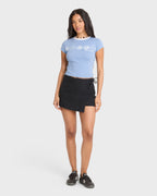 Sand Drifter Short Sleeve Cotton T-Shirt - Blue Horizon