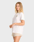 Catching Waves Short Sleeve Jersey T-Shirt - Salt Crystal