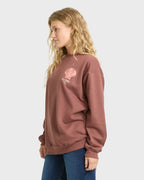 Light In View Crewneck Sweatshirt - Espresso