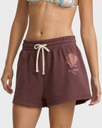 Light In View Fleece Shorts - Espresso