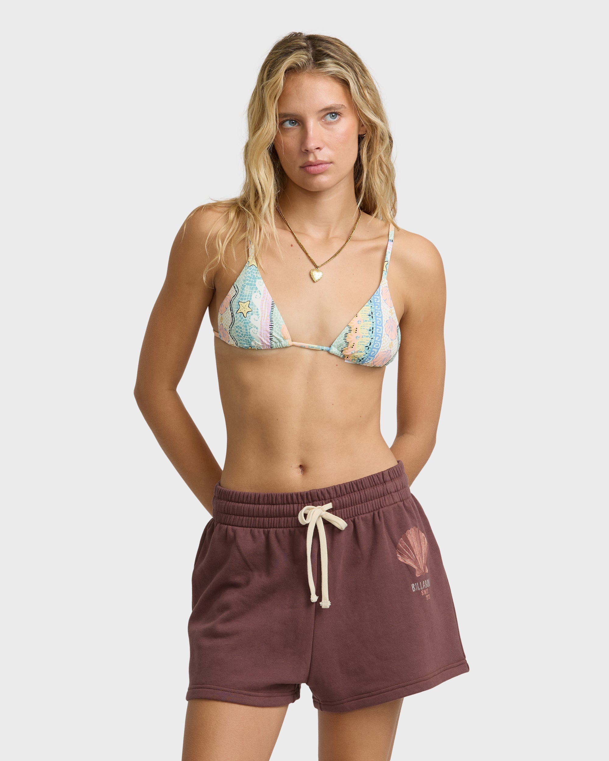 Light In View Fleece Shorts - Espresso