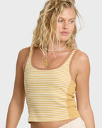Beach It Tank Top - Curry