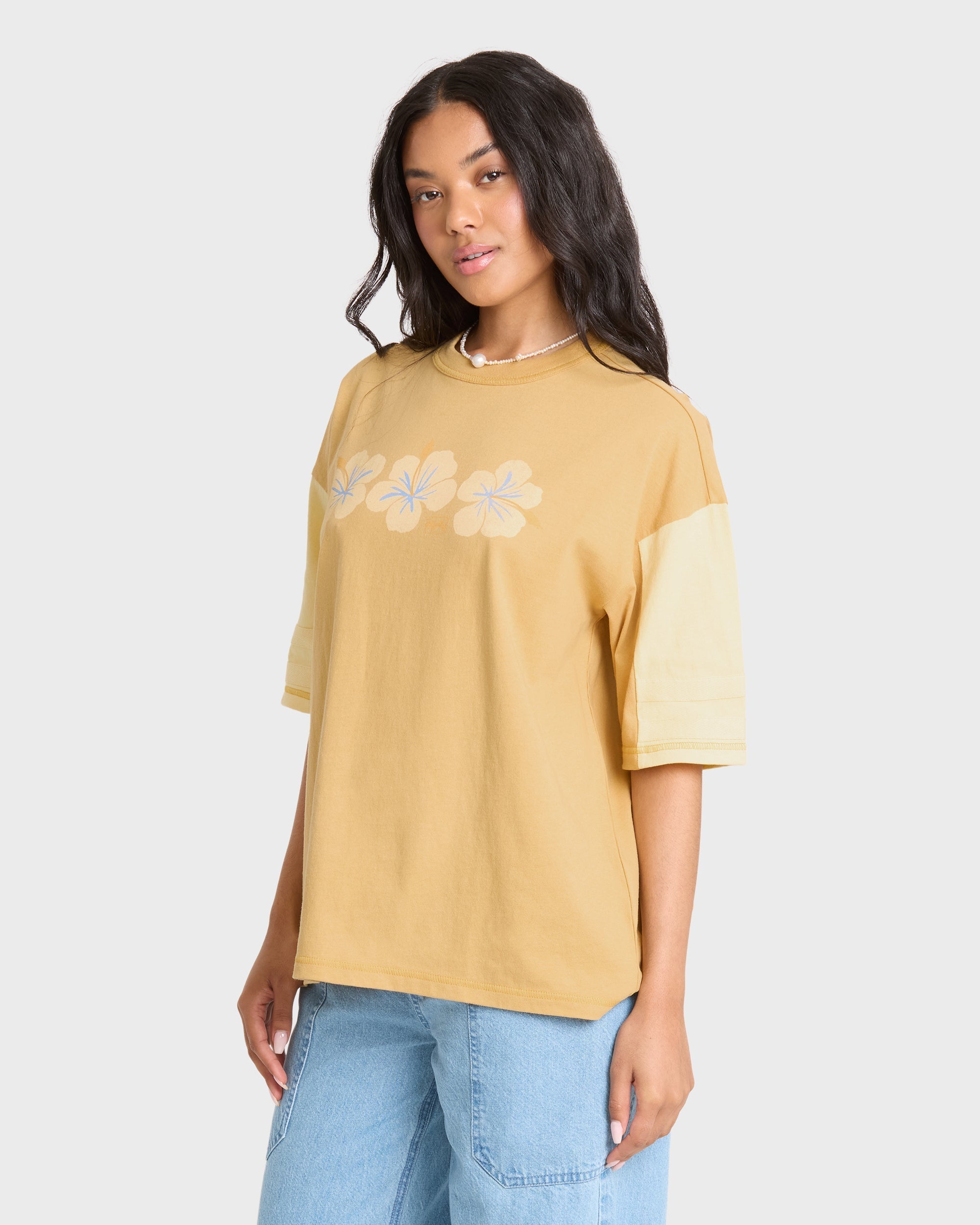 Avante Short Sleeve Cotton Jersey T-Shirt - Curry